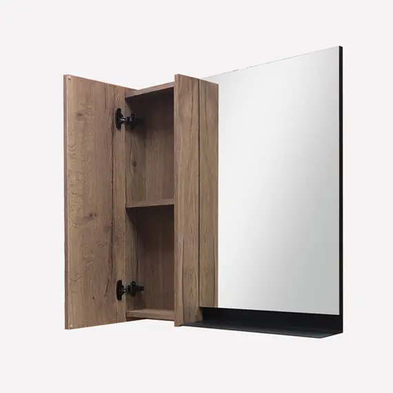 ЗЕРКАЛО-ШКАФ COMFORTY КЁЛЬН-75 ДУБ ТЕМНЫЙ 