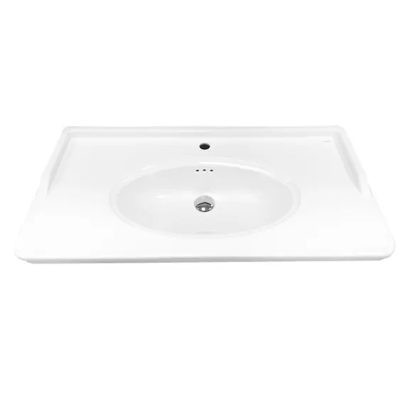 ТУМБА-УМЫВАЛЬНИК COMFORTY ПАЛИНИ-100 БЕЛЫЙ ГЛЯНЕЦ С РАКОВИНОЙ 50110 