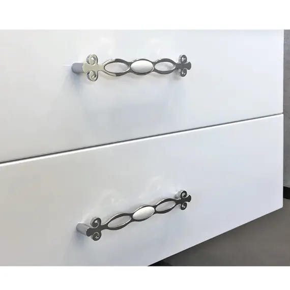 ТУМБА-УМЫВАЛЬНИК COMFORTY НЕАПОЛЬ-100 БЕЛЫЙ ГЛЯНЕЦ С РАКОВИНОЙ 50110 