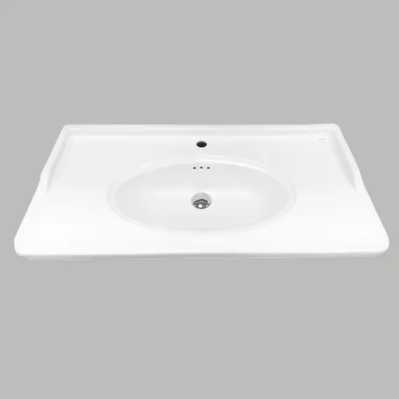 ТУМБА-УМЫВАЛЬНИК COMFORTY ПАВИЯ-100 БЕЛЫЙ ГЛЯНЕЦ С РАКОВИНОЙ 50110 