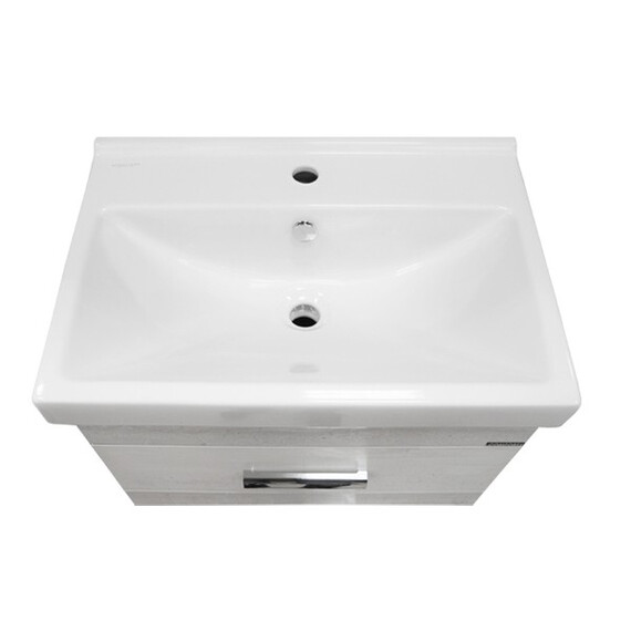 ТУМБА-УМЫВАЛЬНИК COMFORTY НИКОСИЯ-60Н ДУБ БЕЛЫЙ С РАКОВИНОЙ FEST 60 F01