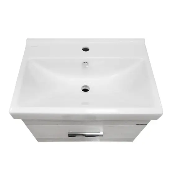 ТУМБА-УМЫВАЛЬНИК COMFORTY НИКОСИЯ-60Н ДУБ БЕЛЫЙ С РАКОВИНОЙ FEST 60 F01