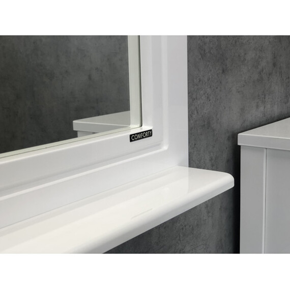 ЗЕРКАЛО COMFORTY ПАВИЯ-100 БЕЛЫЙ ГЛЯНЕЦ