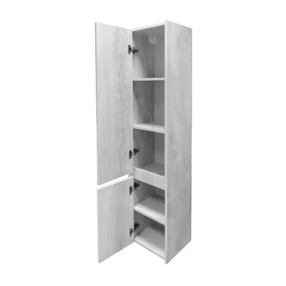 ШКАФ-КОЛОННА COMFORTY БРЕМЕН-35 ДУБ БЕЛЫЙ