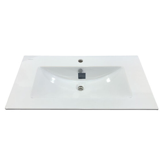 ТУМБА-УМЫВАЛЬНИК COMFORTY ФРАНКФУРТ-90 ДУБ ШОКОЛАДНО-КОРИЧНЕВЫЙ С РАКОВИНОЙ QUADRO 90