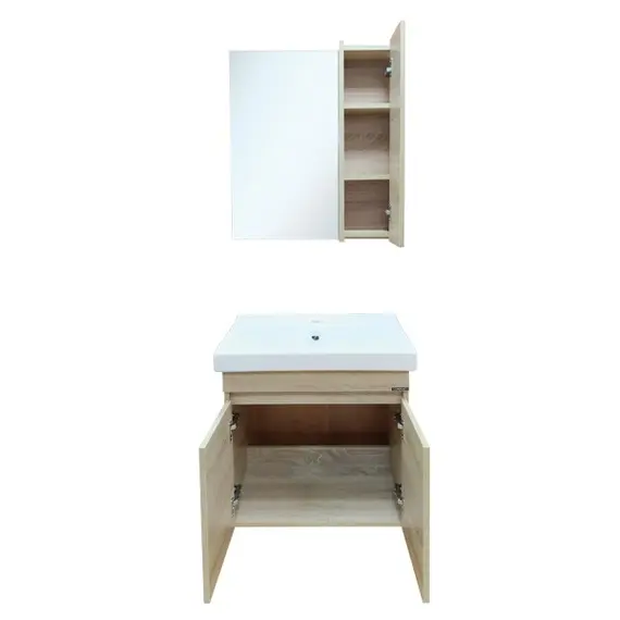 ТУМБА-УМЫВАЛЬНИК COMFORTY ТРОМСЕ-60 ДУБ СОНОМА С РАКОВИНОЙ FEST 60 F01