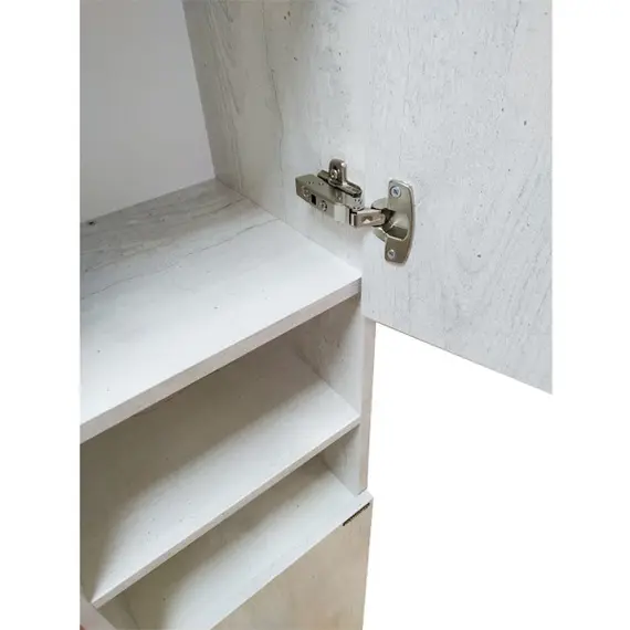 ШКАФ-КОЛОННА COMFORTY ВЕРОНА-35-Н ДУБ БЕЛЫЙ