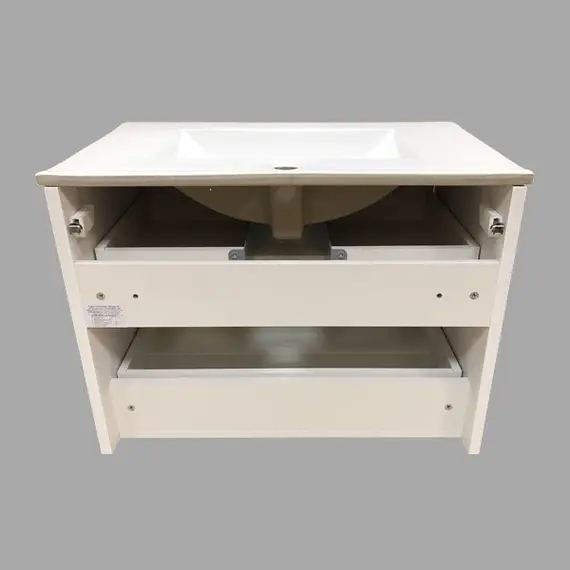 ТУМБА-УМЫВАЛЬНИК COMFORTY ЖЕНЕВА-75 ДУБ БЕЛЫЙ С РАКОВИНОЙ COMFORTY 75E