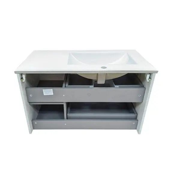 ТУМБА-УМЫВАЛЬНИК COMFORTY ВЕРОНА-75 ДУБ БЕЛЫЙ С РАКОВИНОЙ COMFORTY 75Е