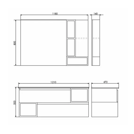 ТУМБА-УМЫВАЛЬНИК COMFORTY ТУРИН-120 ДУБ БЕЖЕВЫЙ С РАКОВИНОЙ COMFORTY 9120E