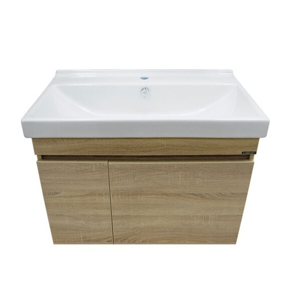 ТУМБА-УМЫВАЛЬНИК COMFORTY ТРОМСЕ-80 ДУБ СОНОМА С РАКОВИНОЙ FEST 80 F01