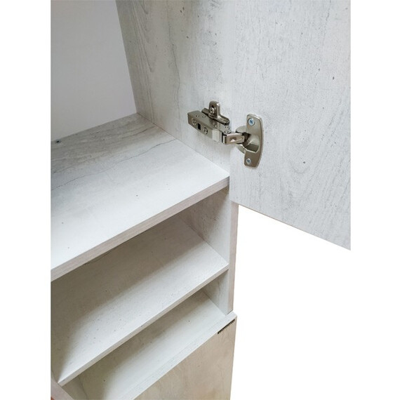 ШКАФ-КОЛОННА COMFORTY ВЕРОНА-35 ДУБ БЕЛЫЙ