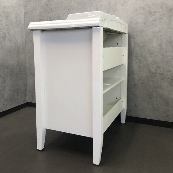 ТУМБА-УМЫВАЛЬНИК COMFORTY ПАЛЕРМО-80 БЕЛЫЙ ГЛЯНЕЦ С РАКОВИНОЙ COMFORTY 3380