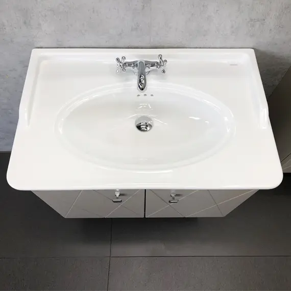 ТУМБА-УМЫВАЛЬНИК COMFORTY КРЕМОНА-80 ЛАТТЕ С РАКОВИНОЙ 50180