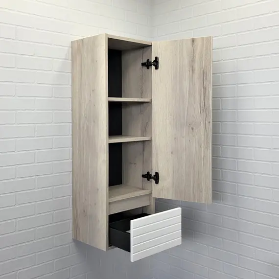 ШКАФ-КОЛОННА COMFORTY СТРАСБУРГ-35 ДУБ ДЫМЧАТЫЙ