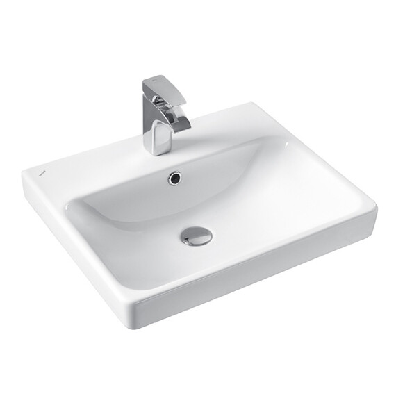 ТУМБА-УМЫВАЛЬНИК COMFORTY ВЕНА 55 ДУБ ДЫМЧАТЫЙ С РАКОВИНОЙ АДРИАНА 55