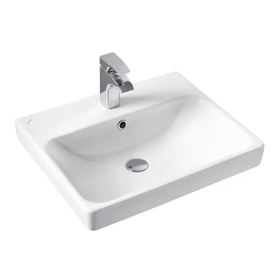 ТУМБА-УМЫВАЛЬНИК COMFORTY ВЕНА 55 ДУБ ДЫМЧАТЫЙ С РАКОВИНОЙ АДРИАНА 55