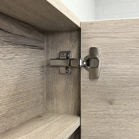 ЗЕРКАЛО-ШКАФ COMFORTY МАРИО-60 ДУБ ДЫМЧАТЫЙ