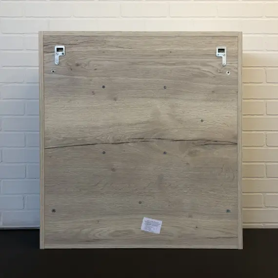 ЗЕРКАЛО-ШКАФ COMFORTY КЛЕОН-75 БЕЛЫЙ/ДУБ ДЫМЧАТЫЙ