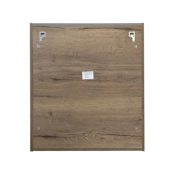 ЗЕРКАЛО-ШКАФ COMFORTY НИКОСИЯ 70 ДУБ ТЕМНЫЙ