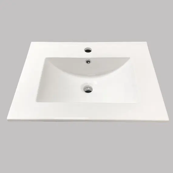 ТУМБА-УМЫВАЛЬНИК COMFORTY ФРАНКФУРТ-60 БЕТОН СВЕТЛЫЙ С РАКОВИНОЙ COMFORTY 60E