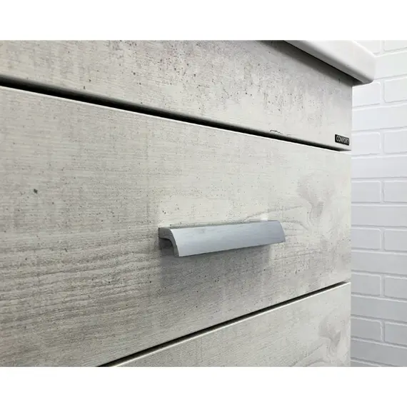 ТУМБА-УМЫВАЛЬНИК COMFORTY НИКОСИЯ-70П ДУБ БЕЛЫЙ С РАКОВИНОЙ COMO 70