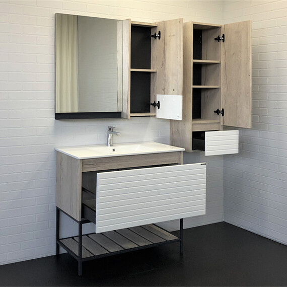 ЗЕРКАЛО OPADIRIS ЛУИДЖИ 90, БЕЛЫЙ МАТОВЫЙ