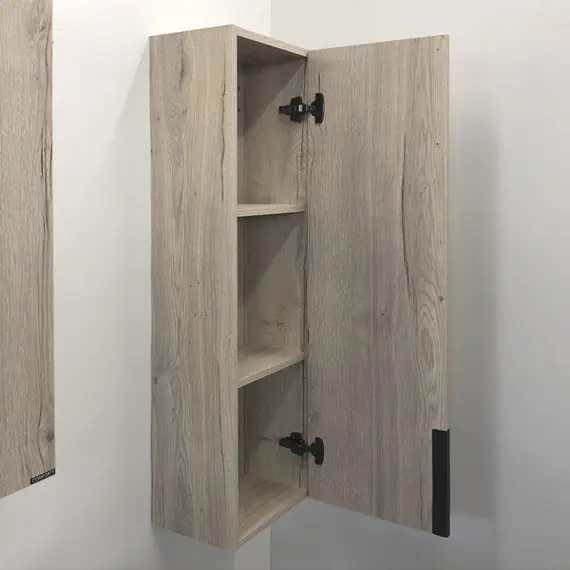 ПОЛУКОЛОННА ПОДВЕСНАЯ COMFORTY БОНН 35 ГРАФИТ/ДУБ ДЫМЧАТЫЙ