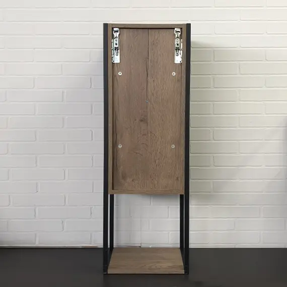 ШКАФ-КОЛОННА COMFORTY ЛИССАБОН-40 ДУБ ТЕМНЫЙ