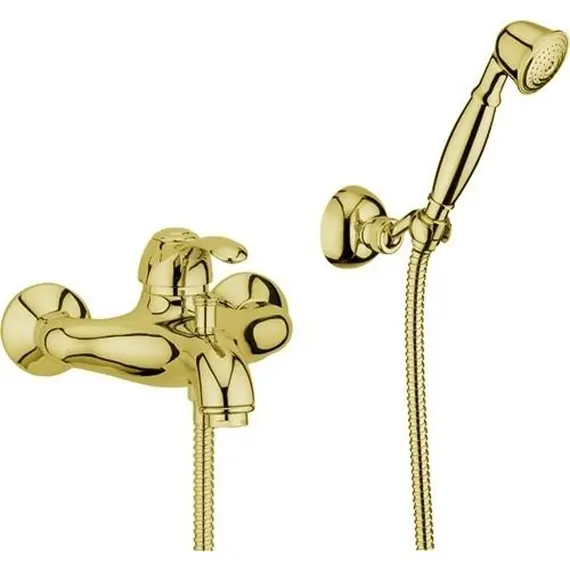 СМЕСИТЕЛЬ ДЛЯ ВАННЫ И ДУША WEBERT AURORA AU850101010(153), ЗОЛОТО