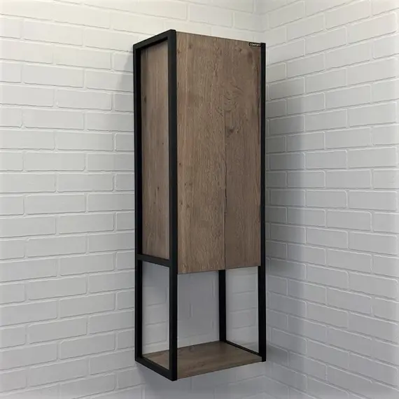 ШКАФ-КОЛОННА COMFORTY ЛИССАБОН-40 ДУБ ТЕМНЫЙ