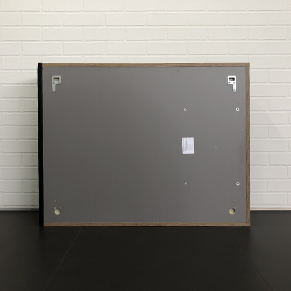 ЗЕРКАЛО-ШКАФ COMFORTY ЛИССАБОН-90 ДУБ ТЕМНЫЙ