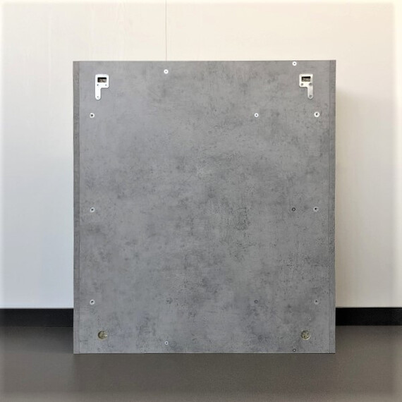 ЗЕРКАЛО-ШКАФ COMFORTY ОСЛО-70 БЕТОН СВЕТЛЫЙ