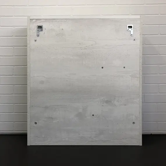 ЗЕРКАЛО-ШКАФ COMFORTY НИКОСИЯ-70 ДУБ БЕЛЫЙ