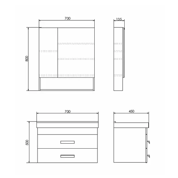 ТУМБА-УМЫВАЛЬНИК COMFORTY НИКОСИЯ-70П ДУБ БЕЛЫЙ С РАКОВИНОЙ COMO 70