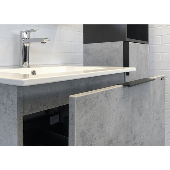 ТУМБА-УМЫВАЛЬНИК COMFORTY ФРАНКФУРТ-60 БЕТОН СВЕТЛЫЙ С РАКОВИНОЙ COMFORTY 60E