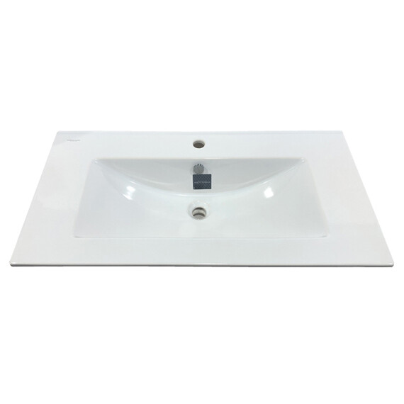 ТУМБА-УМЫВАЛЬНИК COMFORTY СТРАСБУРГ-90 ДУБ ДЫМЧАТЫЙ С РАКОВИНОЙ QUADRO 90