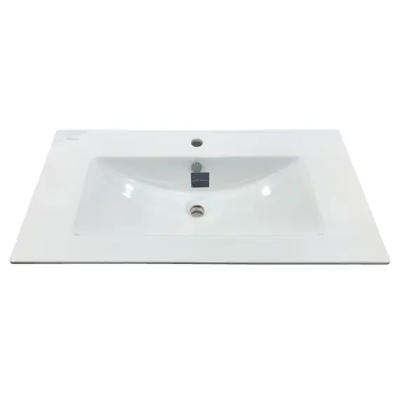 ТУМБА-УМЫВАЛЬНИК COMFORTY СТРАСБУРГ-90 ДУБ ДЫМЧАТЫЙ С РАКОВИНОЙ QUADRO 90