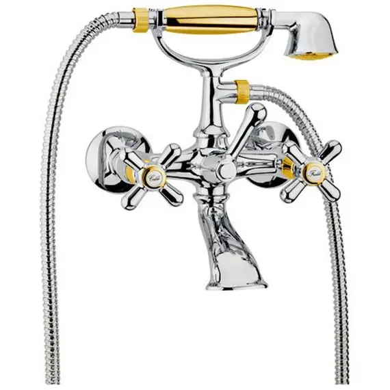 СМЕСИТЕЛЬ ДЛЯ ВАННЫ WEBERT ARMONY AM720201017(153), ХРОМ-ЗОЛОТО