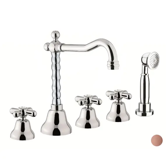 СМЕСИТЕЛЬ НА БОРТ ВАННЫ WEBERT ARMONY AM730402060, МЕДЬ