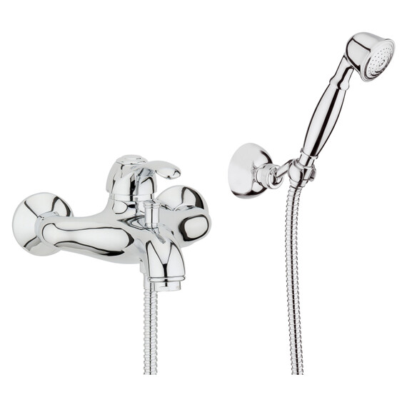 СМЕСИТЕЛЬ ДЛЯ ВАННЫ И ДУША WEBERT AURORA AU850101015(153), ХРОМ