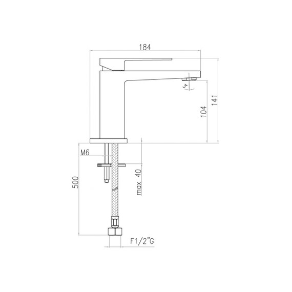 СМЕСИТЕЛЬ ДЛЯ РАКОВИНЫ WEBERT PEGASO PE830102010SSE, ЗОЛОТО