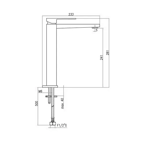 СМЕСИТЕЛЬ ДЛЯ РАКОВИНЫ WEBERT PEGASO PE830402010, ЗОЛОТО