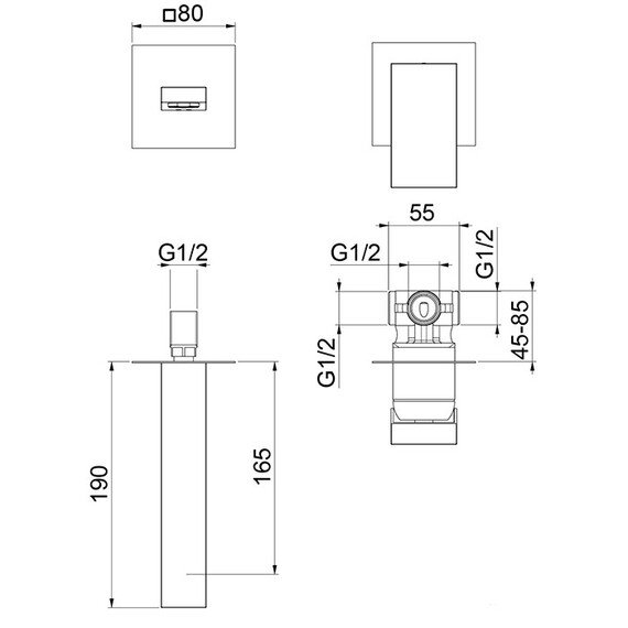 СМЕСИТЕЛЬ ДЛЯ РАКОВИНЫ WEBERT PEGASO PE830606010, ЗОЛОТО