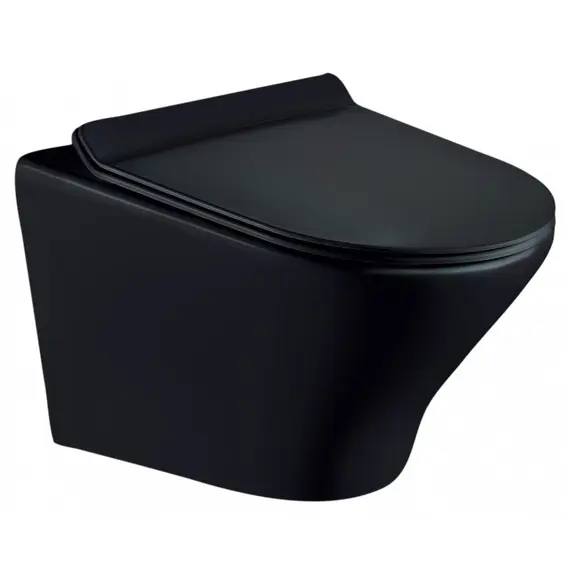УНИТАЗ-ПОДВЕСНОЙ ESBANO ASTER ЧЕРНЫЙ МАТОВЫЙ