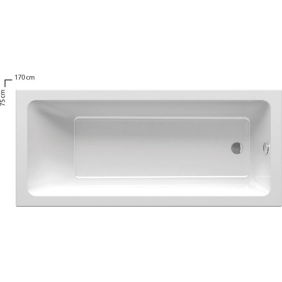 ВАННА АКРИЛОВАЯ RAVAK 10° 170X75