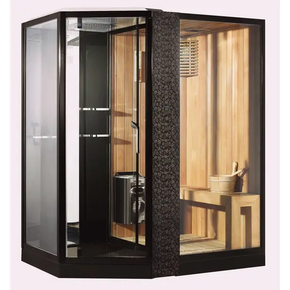 ДУШЕВАЯ КАБИНА С САУНОЙ ORANS RS-89103LS/RS ЧЕРНАЯ