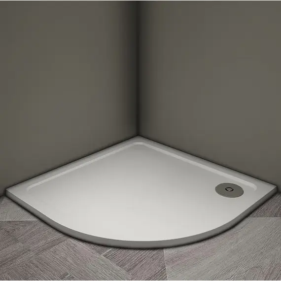 ДУШЕВОЙ ПОДДОН VECONI TEZEO STONE TZ-10, 1000X1000X30, ИСКУССТВЕННЫЙ КАМЕНЬ, БЕЛЫЙ