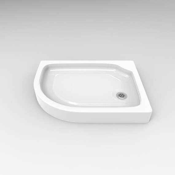 ДУШЕВОЙ ПОДДОН VECONI TEZEO ACRYLIC TZ-13R, 1200X900X140, АКРИЛ, БЕЛЫЙ
