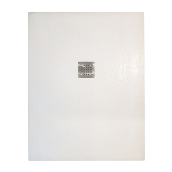 ДУШЕВОЙ ПОДДОН VECONI TEZEO STONE TZW-21, 1200X800X30, ИСКУССТВЕННЫЙ КАМЕНЬ, БЕЛЫЙ
